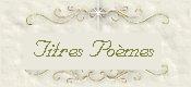 Titres de mes Pomes.